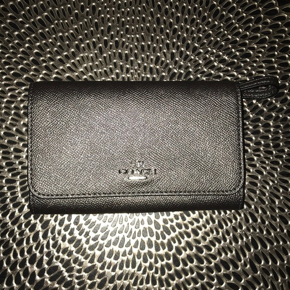 Coach Handbags - NWOT Gunmetal Coach Wallet